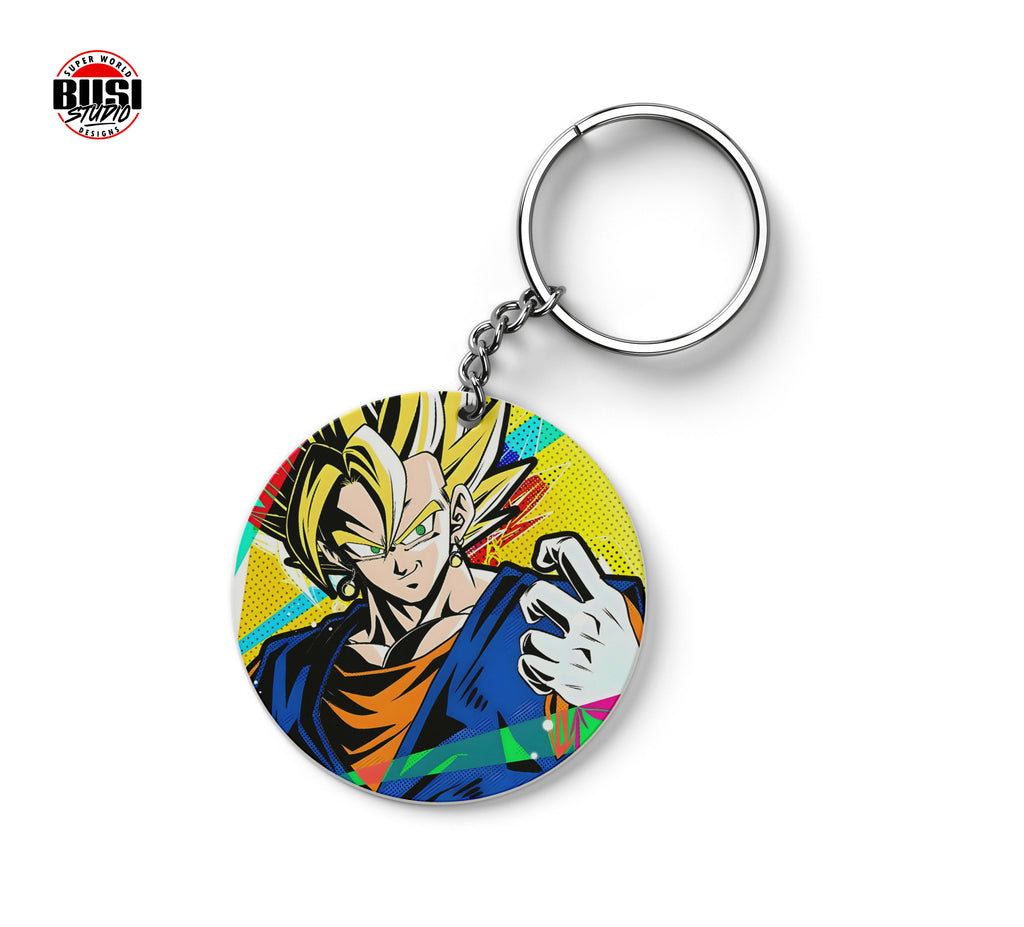 Llavero Metálico Redondo 5x5 cm | Vegito