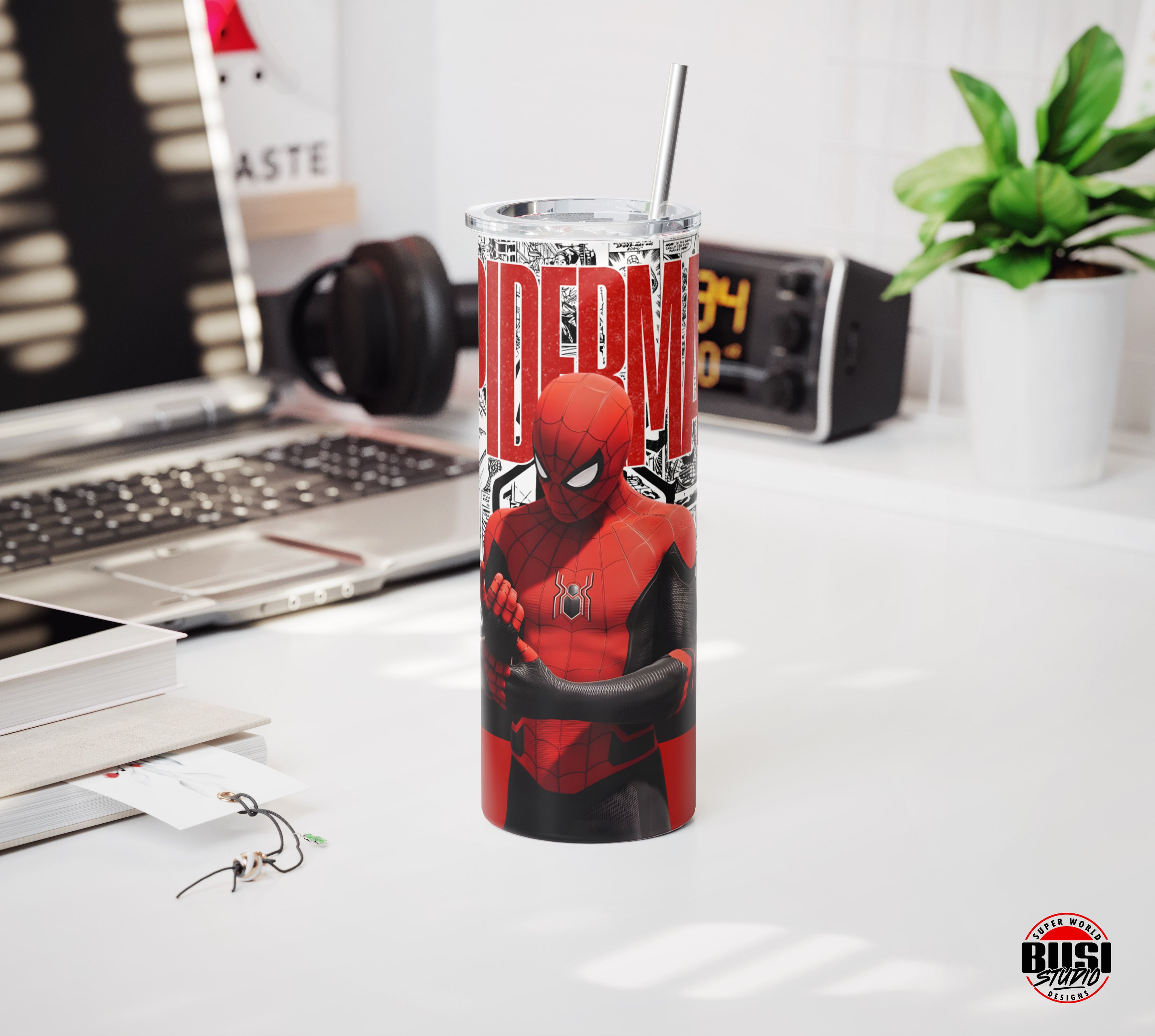 Vaso Tumbler Térmico 15oz y 20oz | Colección Héroes (Spiderman)