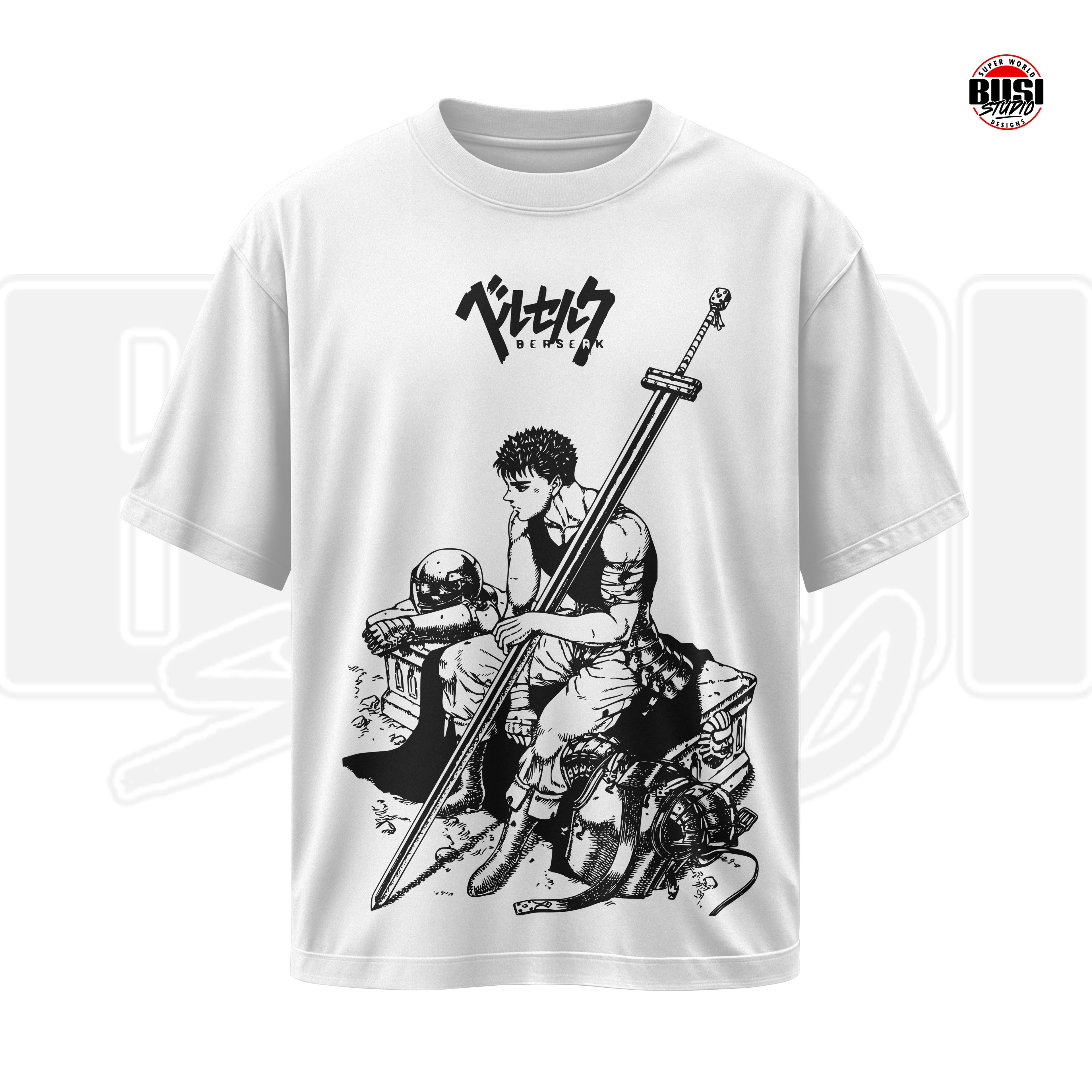 Oversize Premium de Algodón Grueso | Anime Colección Berserk