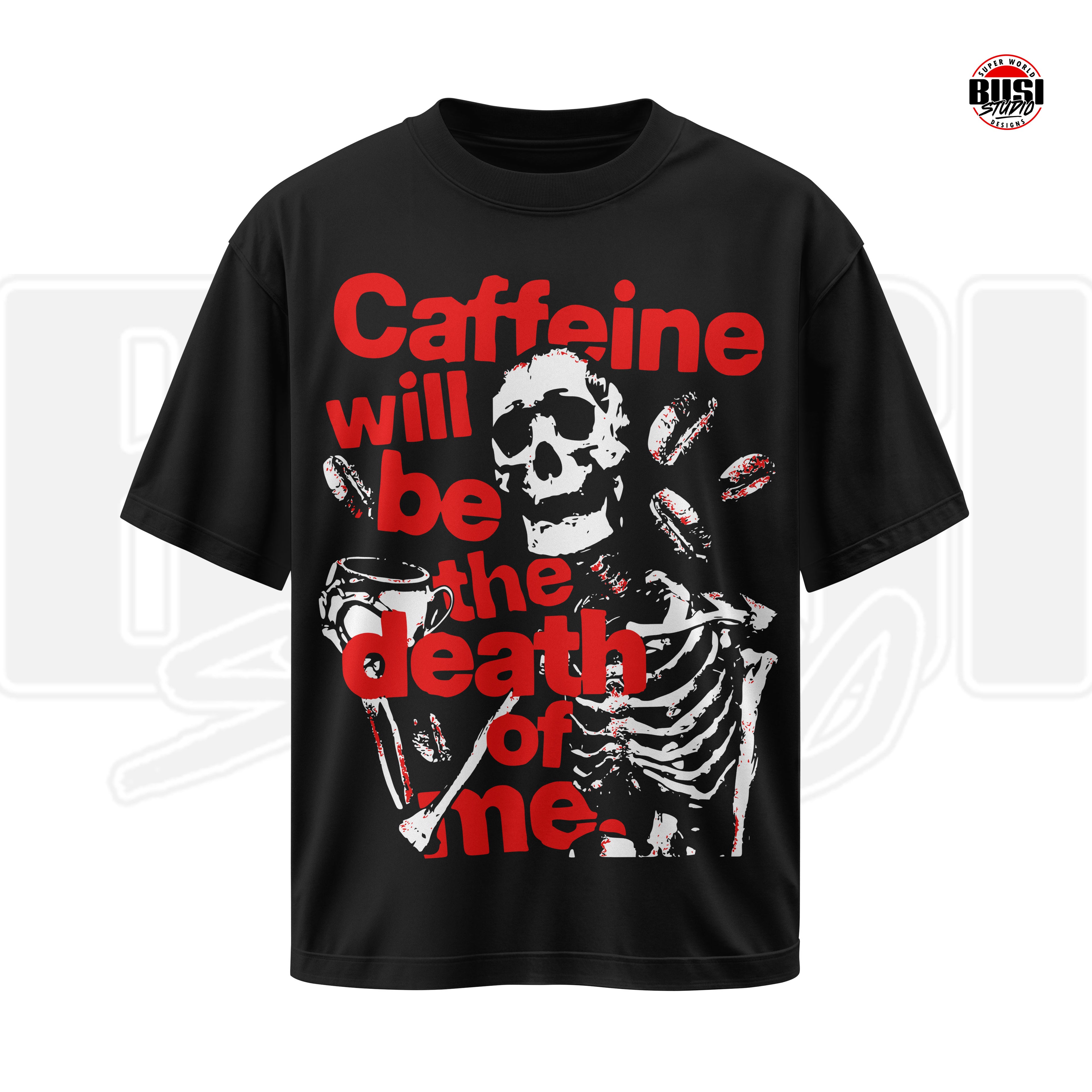 Oversize Premium de Algodón Grueso | Caffeine