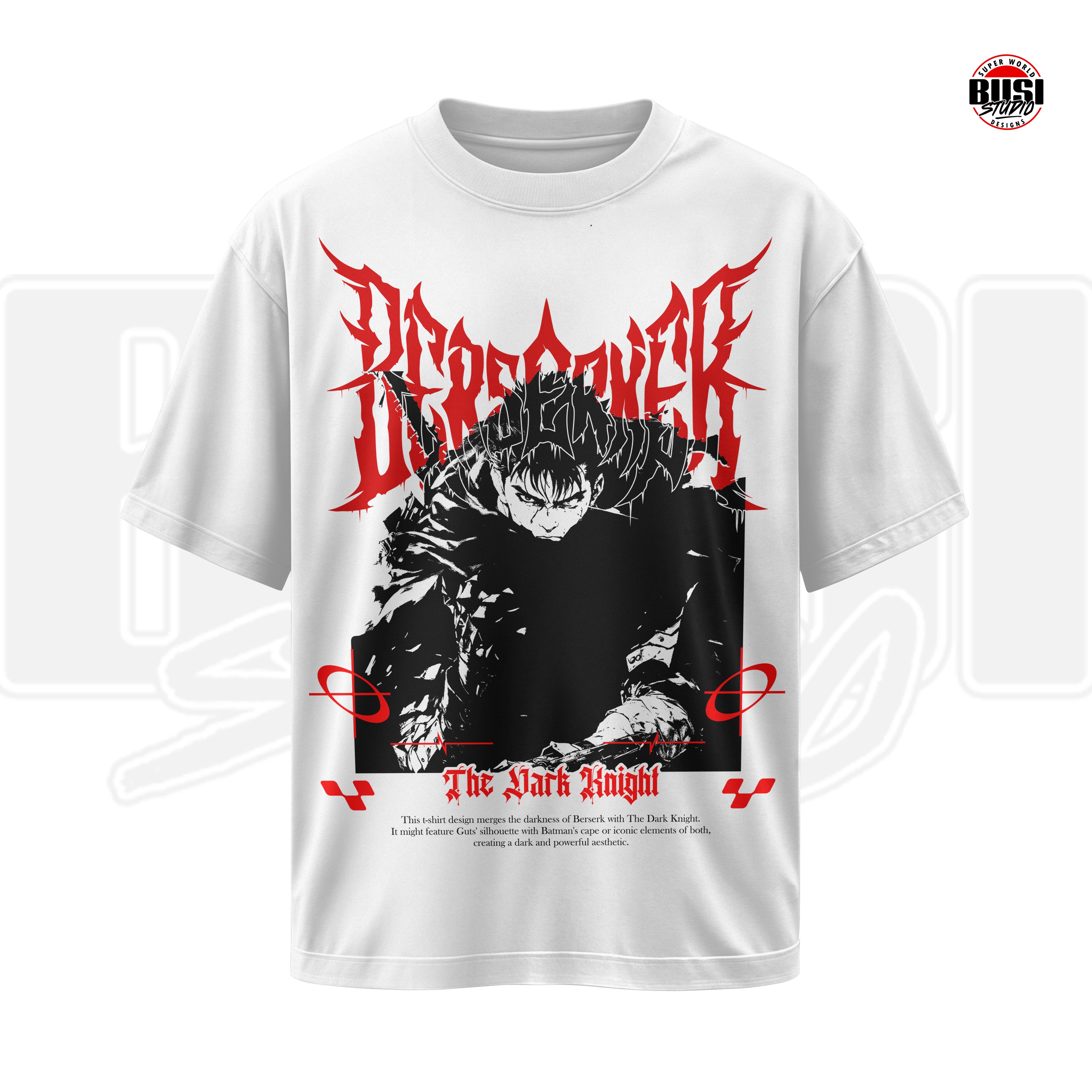 Oversize Premium de Algodón Grueso | Anime Colección Berserk