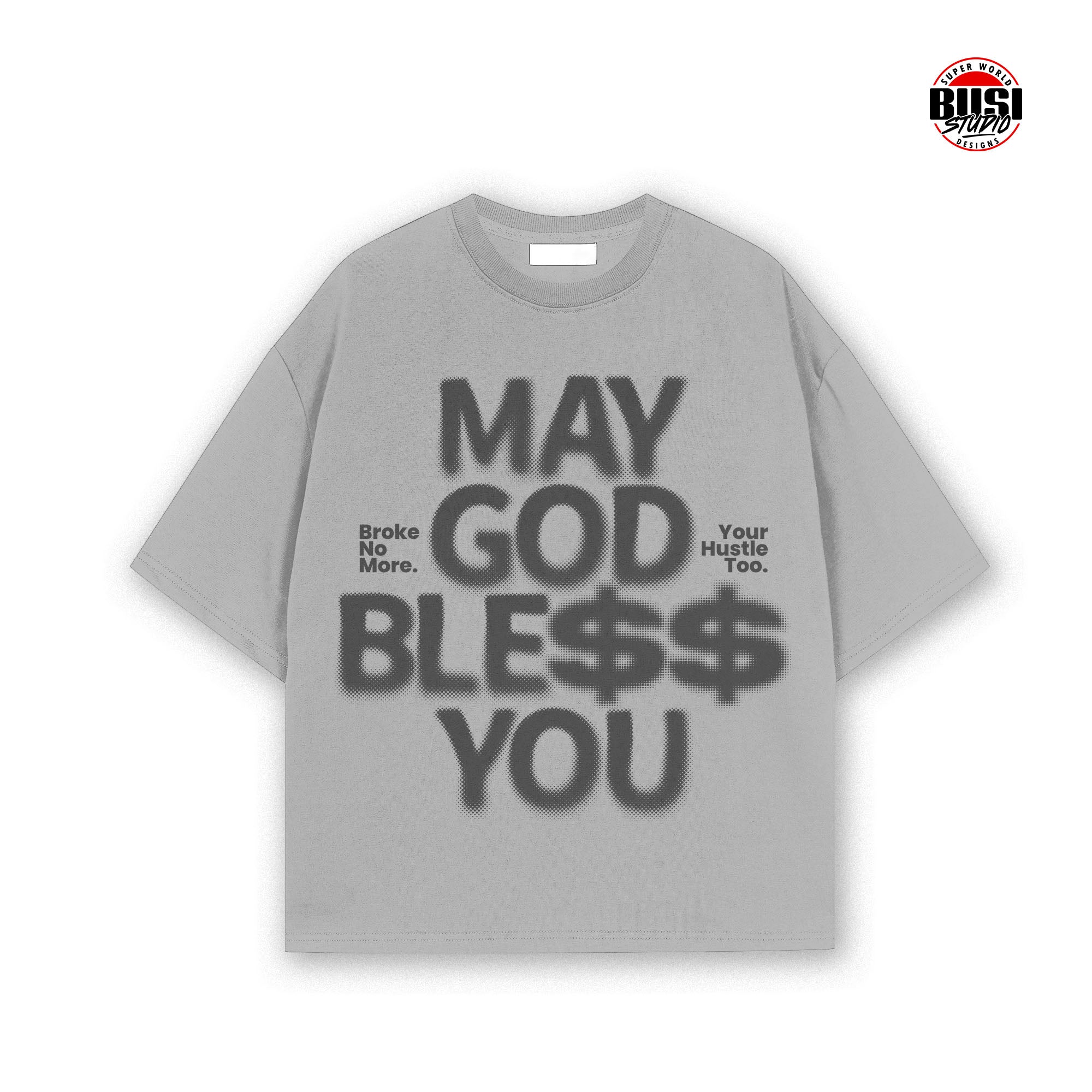 Camiseta Streetwear Fit Oversize Regular | May  God Bless You