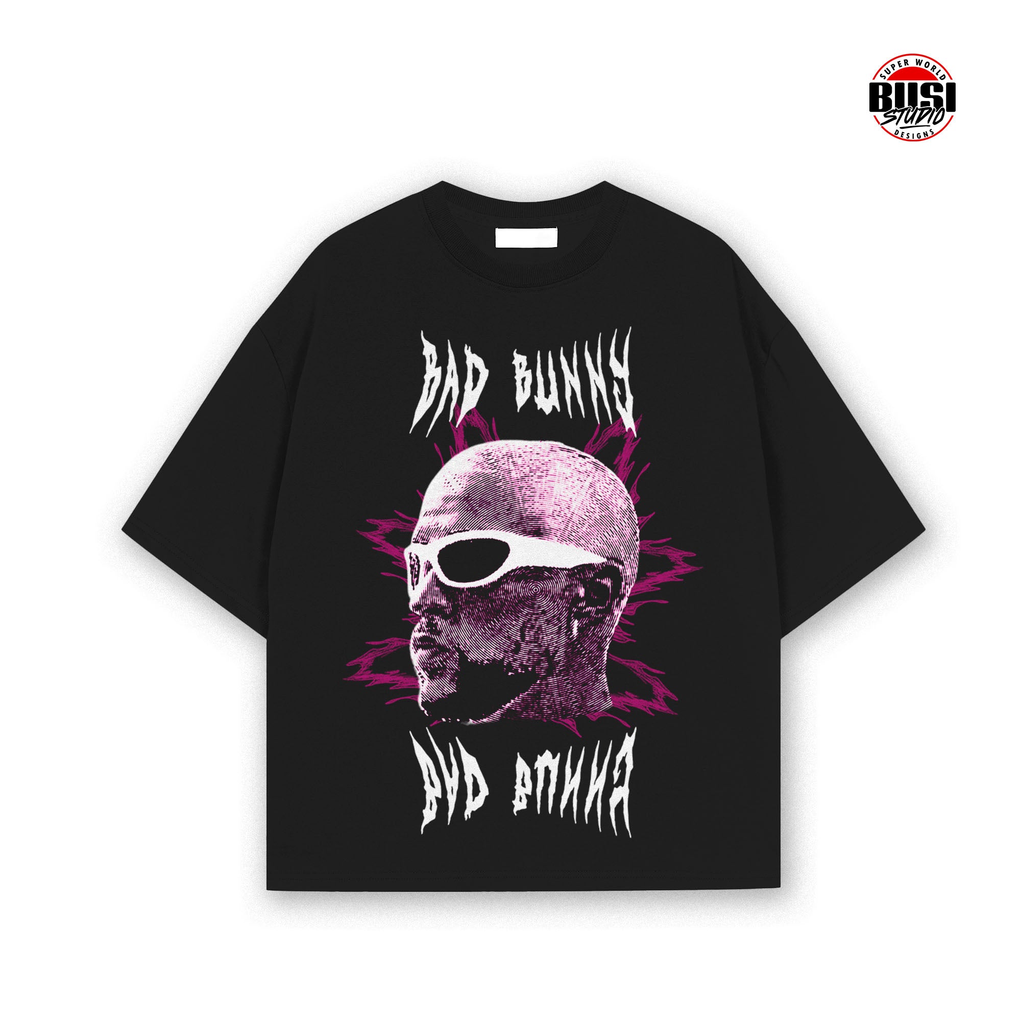 Camiseta Streetwear Fit Oversize Regular | Bad Bunny