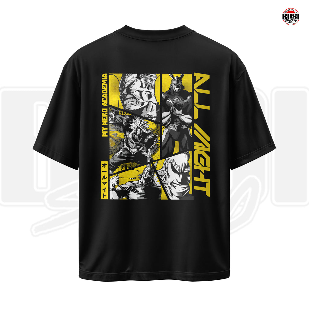 Oversize Premium de Algodón Grueso | Personaje de Anime All Might