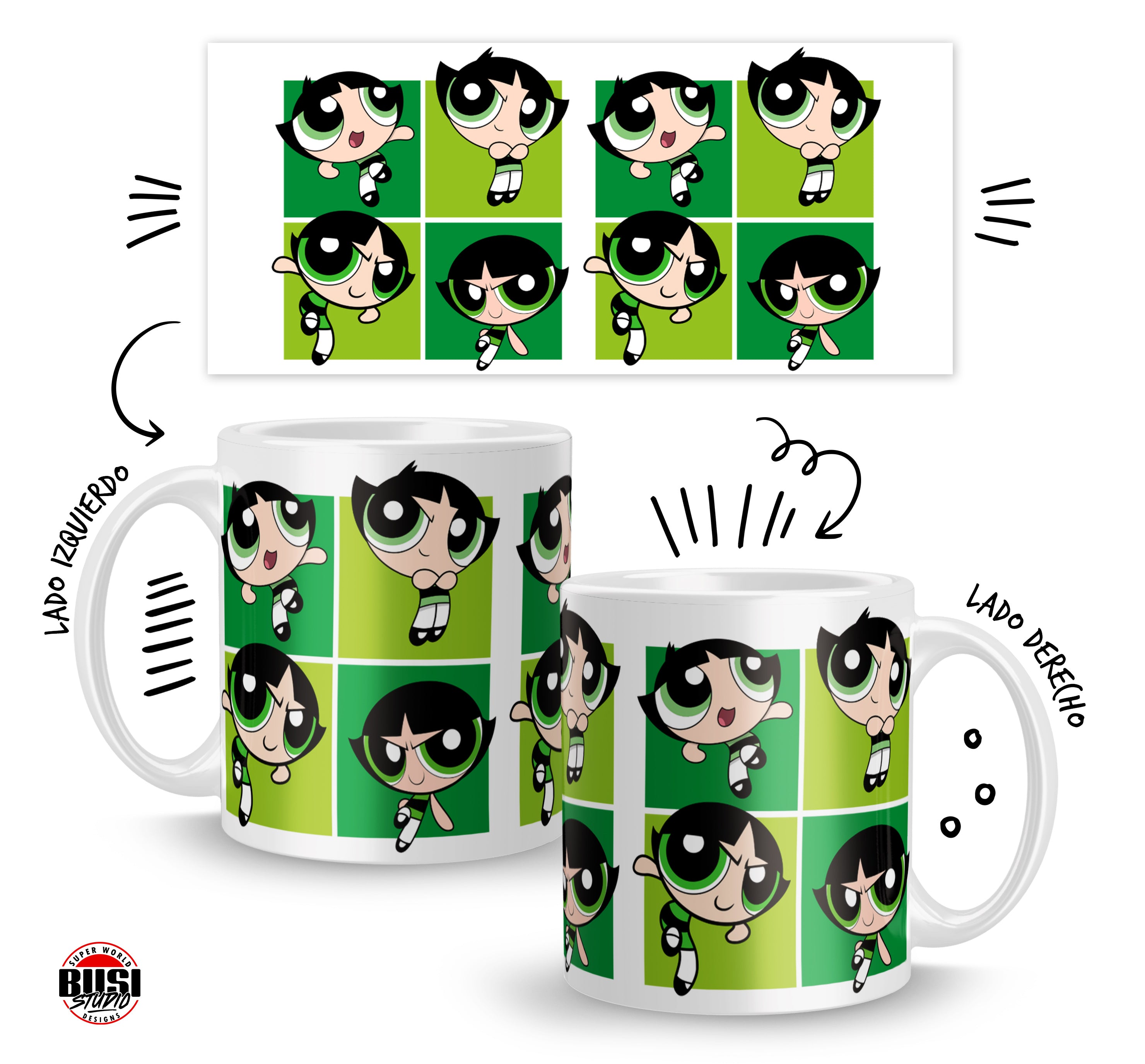 Taza de 11oz | Colección Cartoons (Bellota)