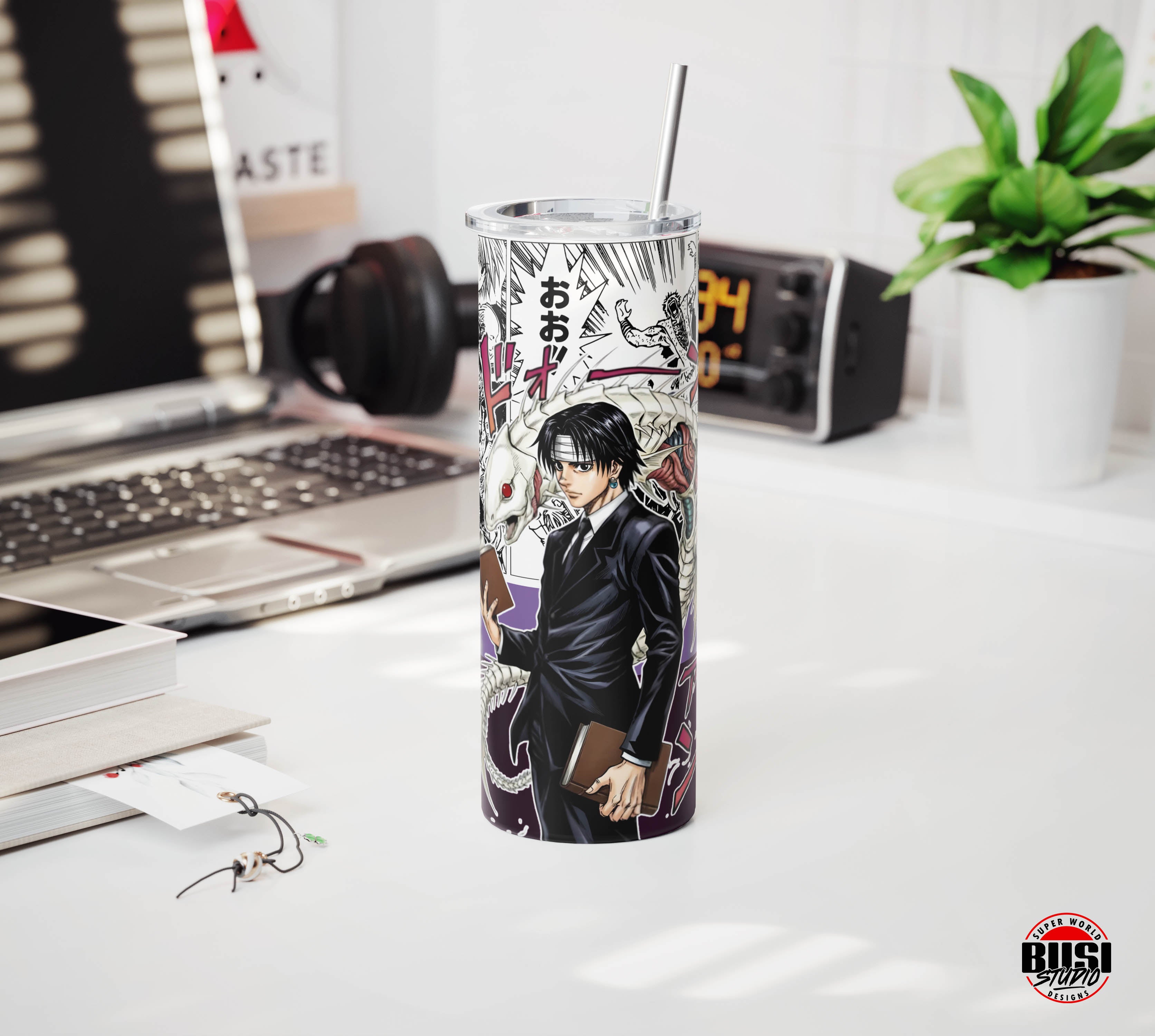 Vaso Tumbler Térmico 15oz y 20oz | Anime Colección Villanos (Chrollo Lucifer)