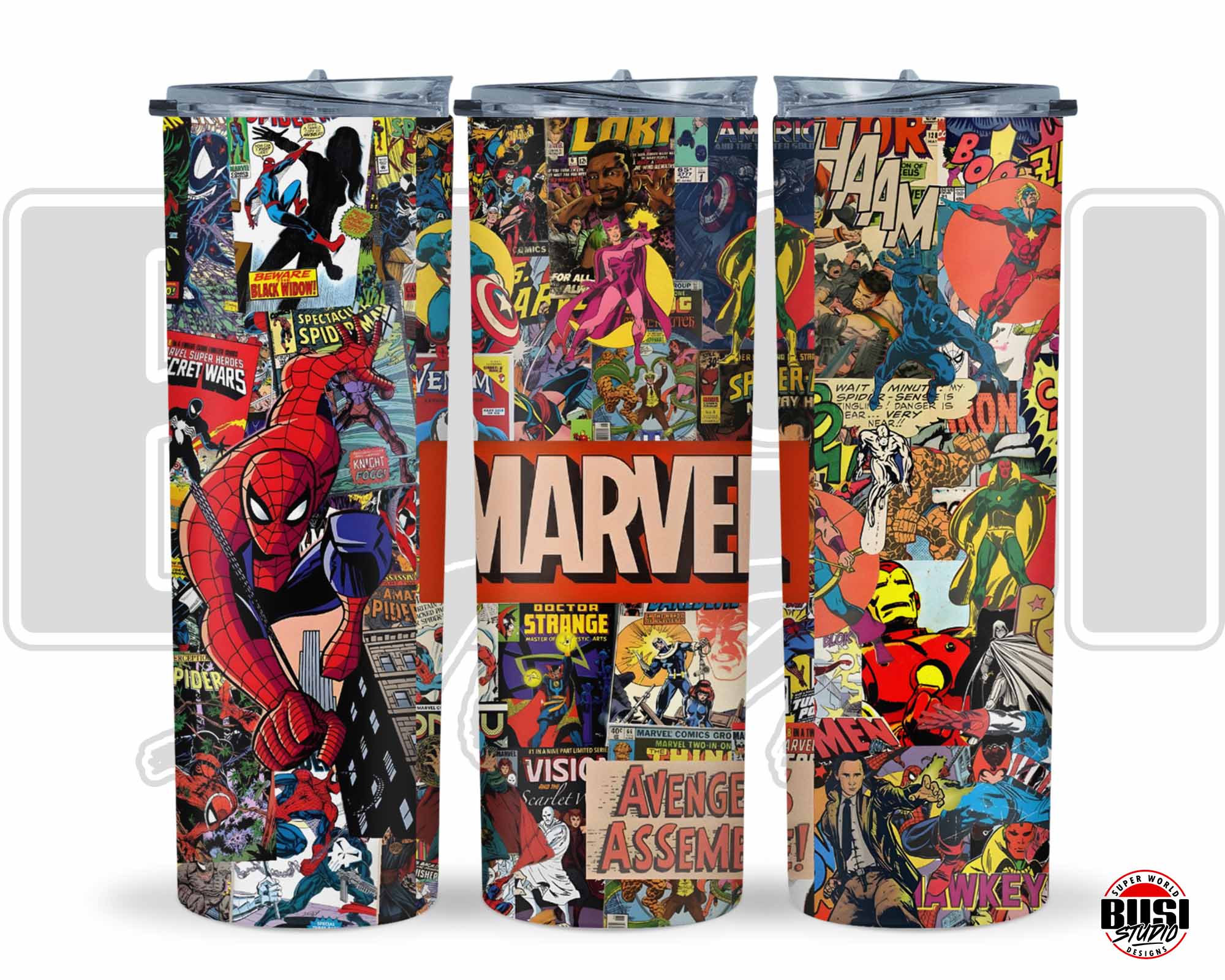 Vaso Tumbler Térmico 15oz y 20oz | Colección Héroes