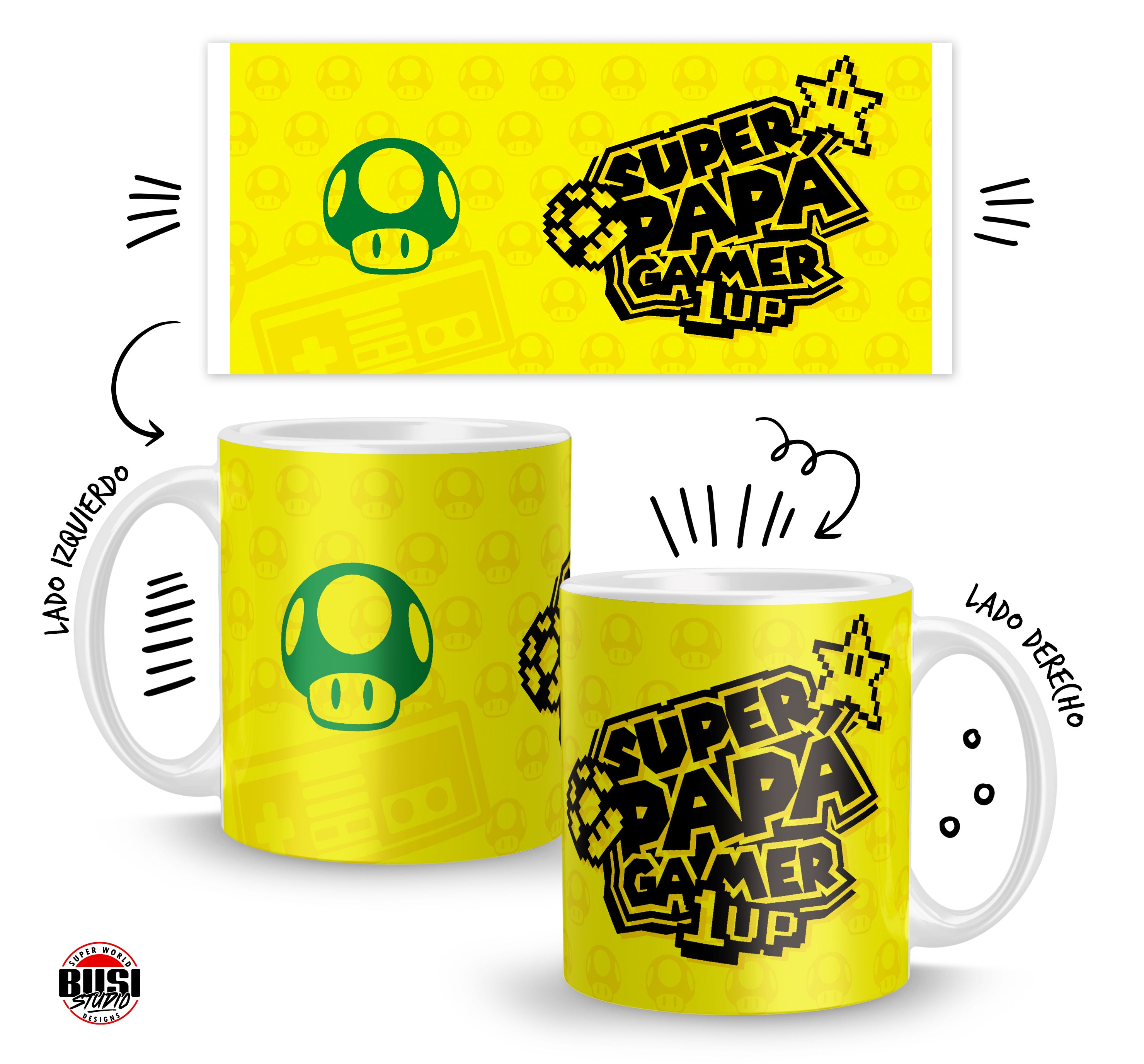Taza 11oz | Colección Gamer