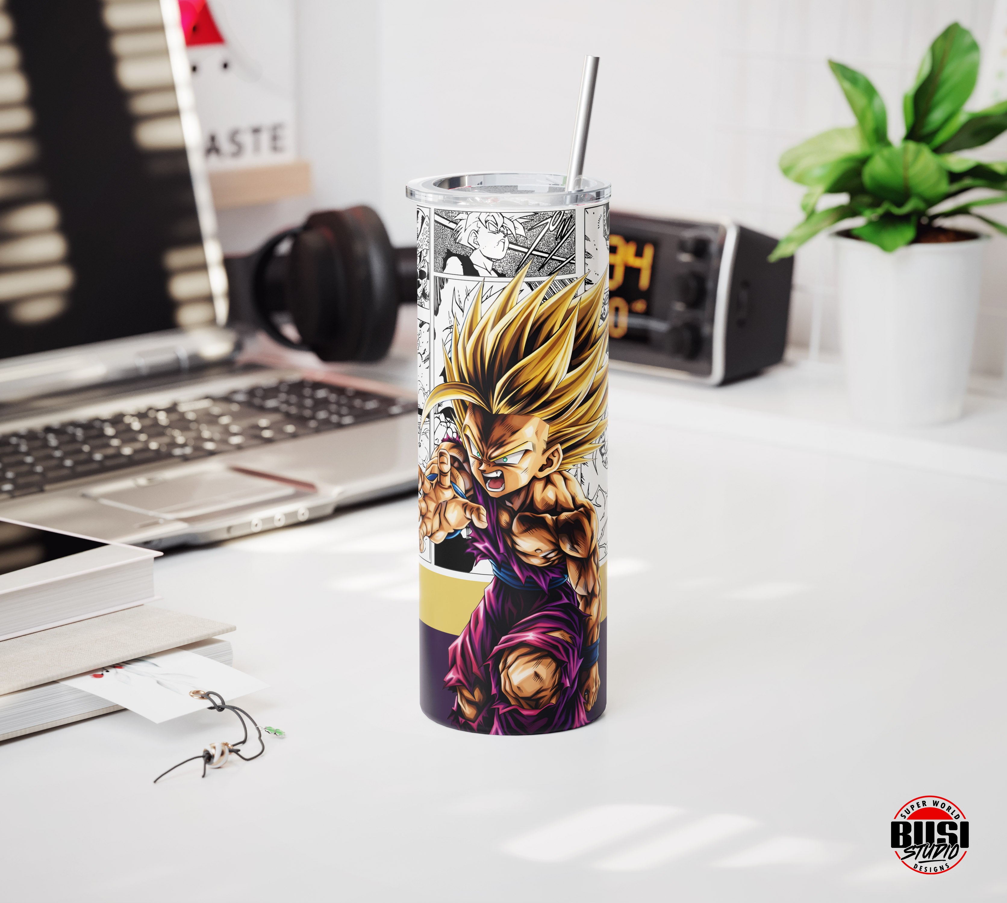 Vaso Tumbler Térmico 15oz y 20oz | Anime Colección DBZ (Gohan)