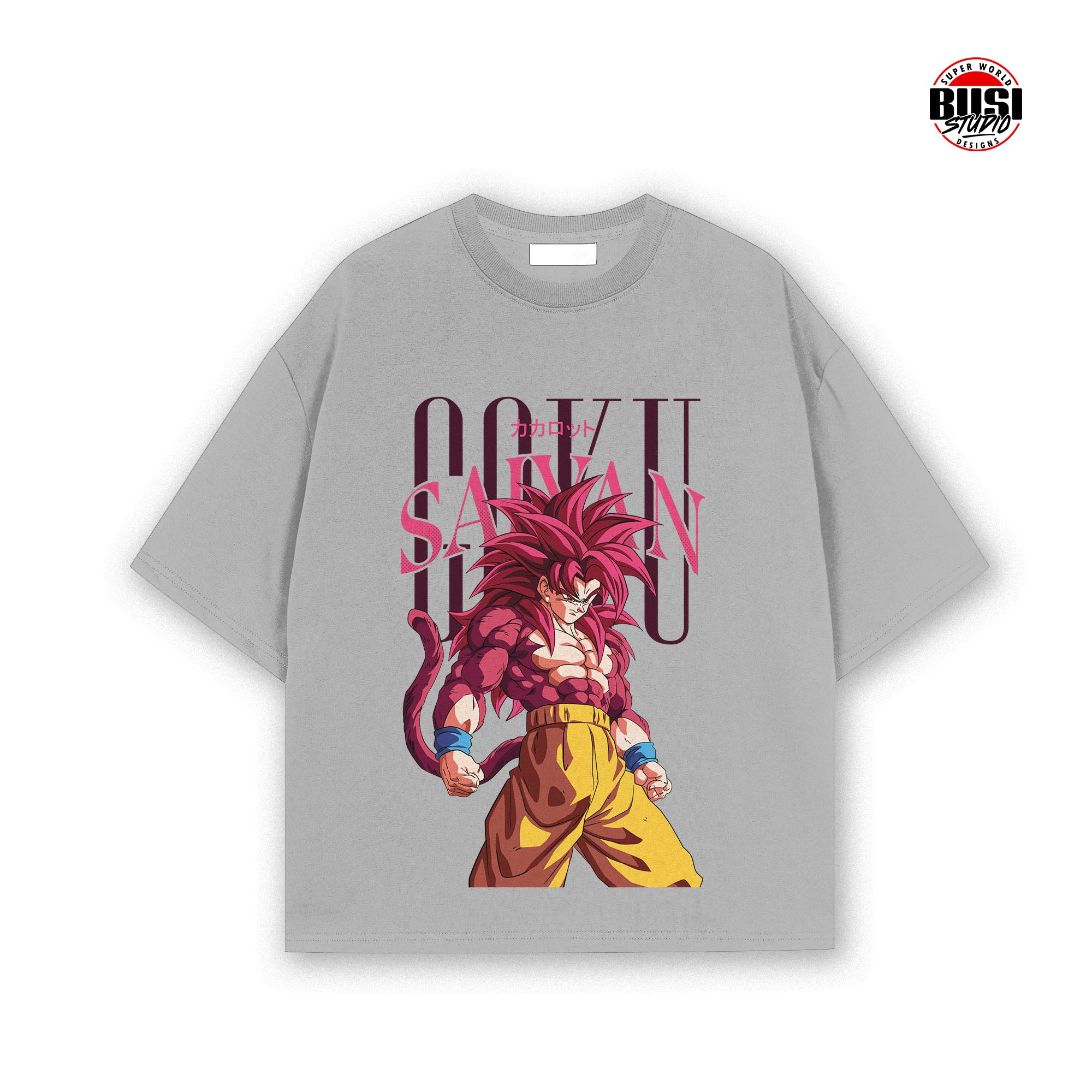 Camiseta Streetwear Fit Oversize Regular | Goku SS4