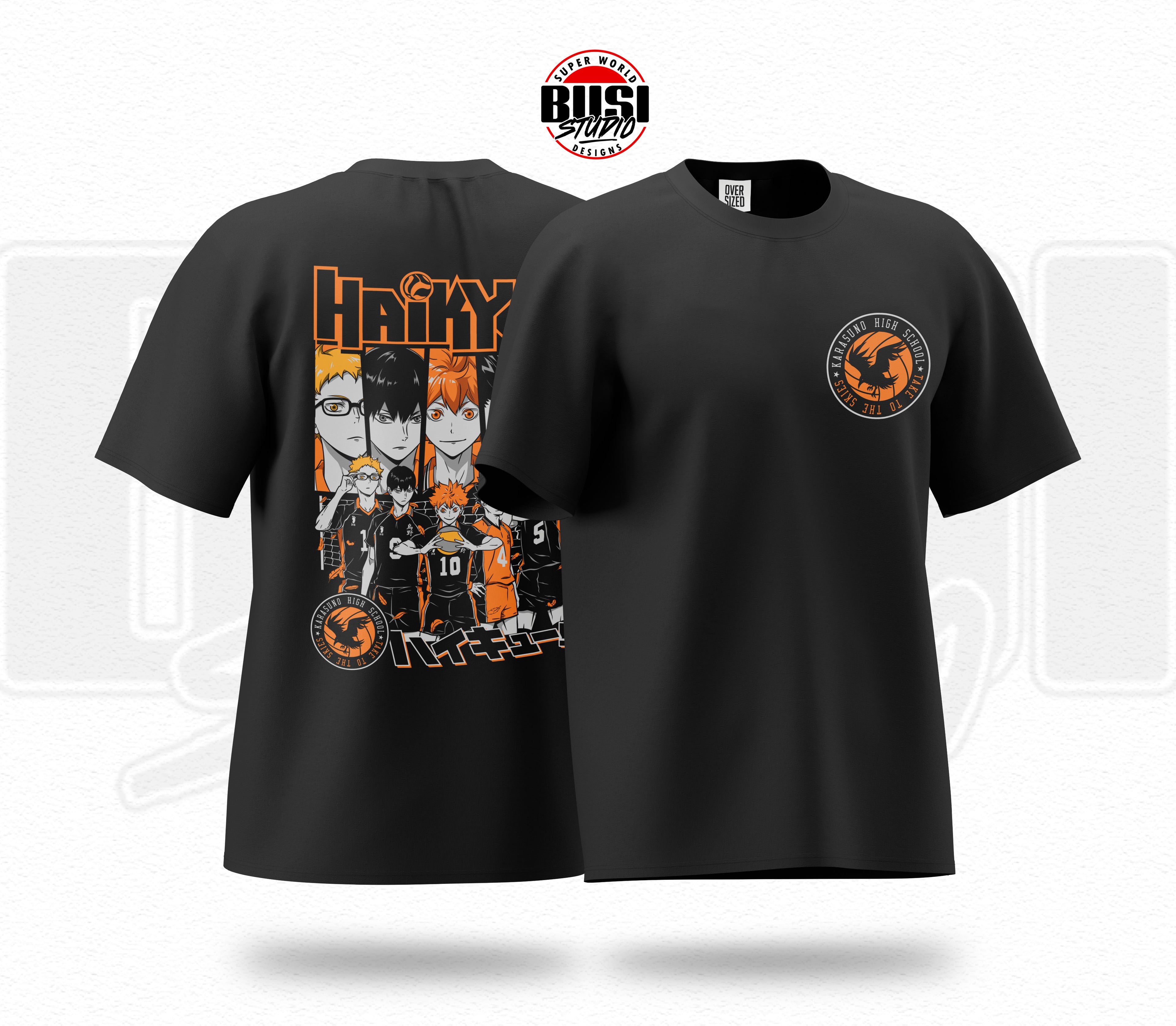 Oversize Premium de Algodón Grueso | Inspirada en Haikyuu!!