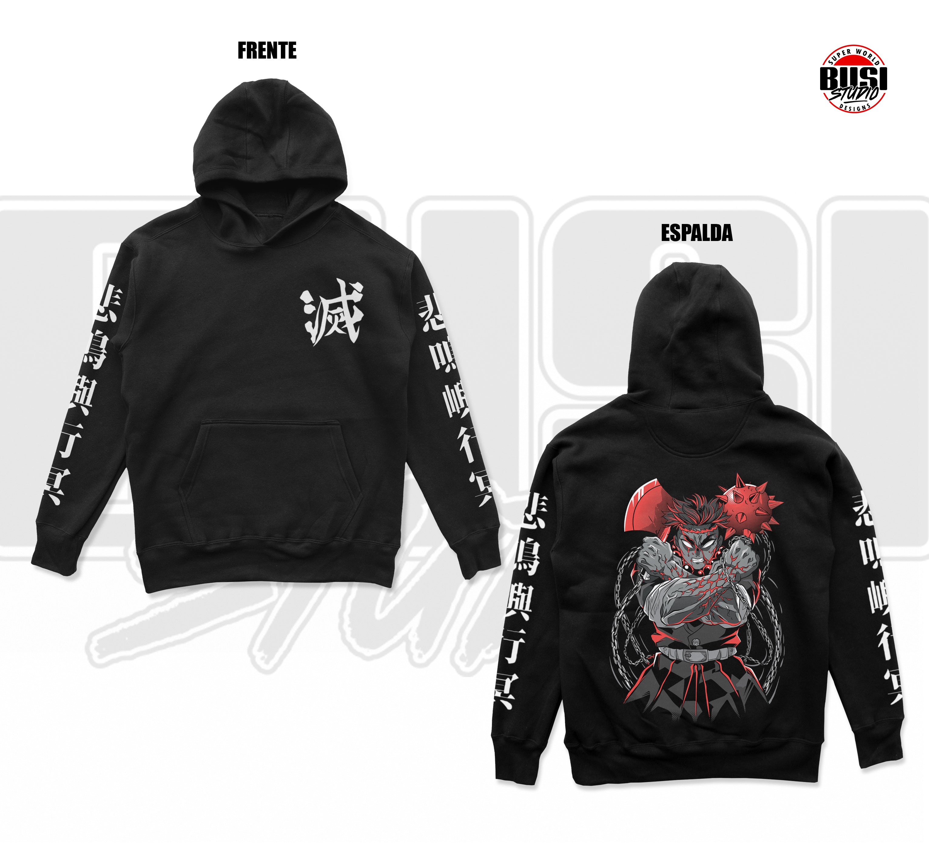 Hoodie con Capucha | Anime Colección Slayer (Gyomei)