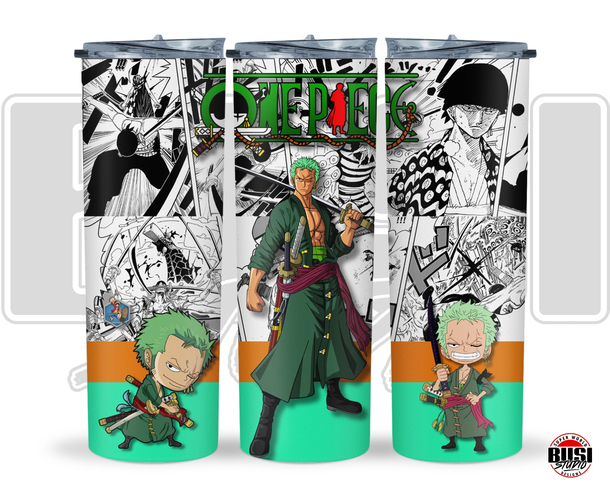 Vaso Tumbler Térmico 15oz y 20oz | Anime Colección Pirata
