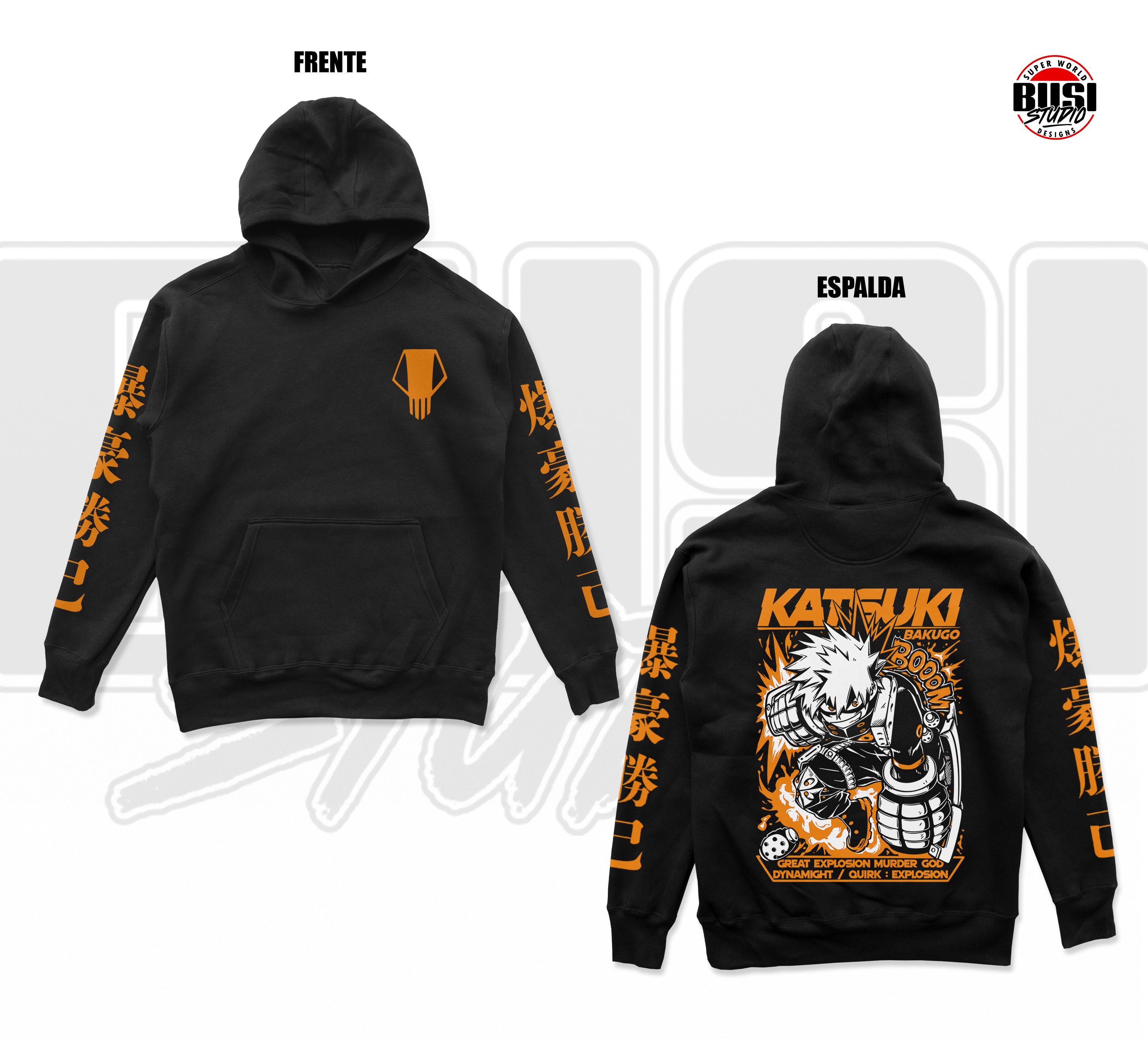Hoodie con Capucha | Anime Colección Héroes