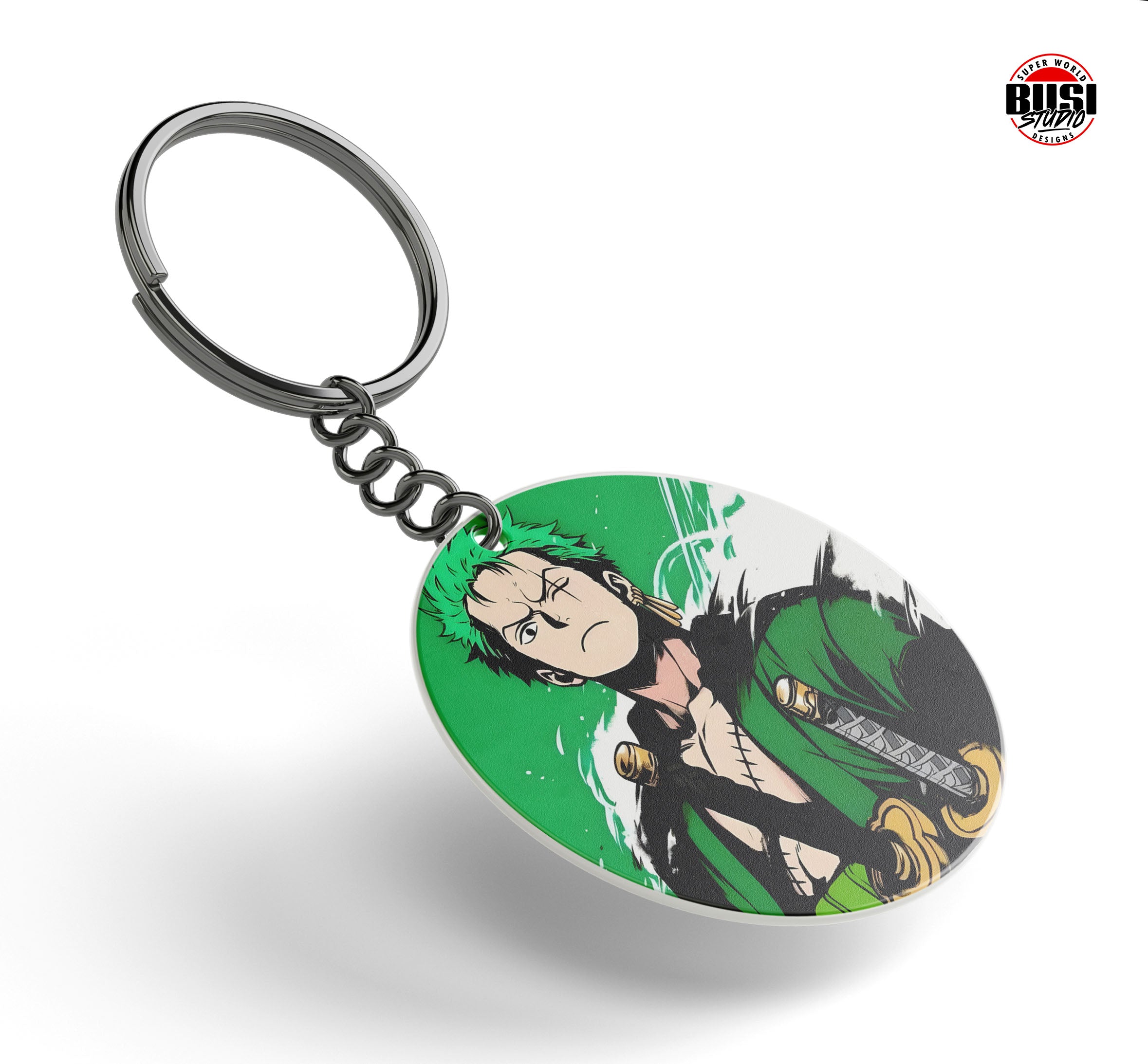 Llavero Plástico Duro | Zoro X Luffy