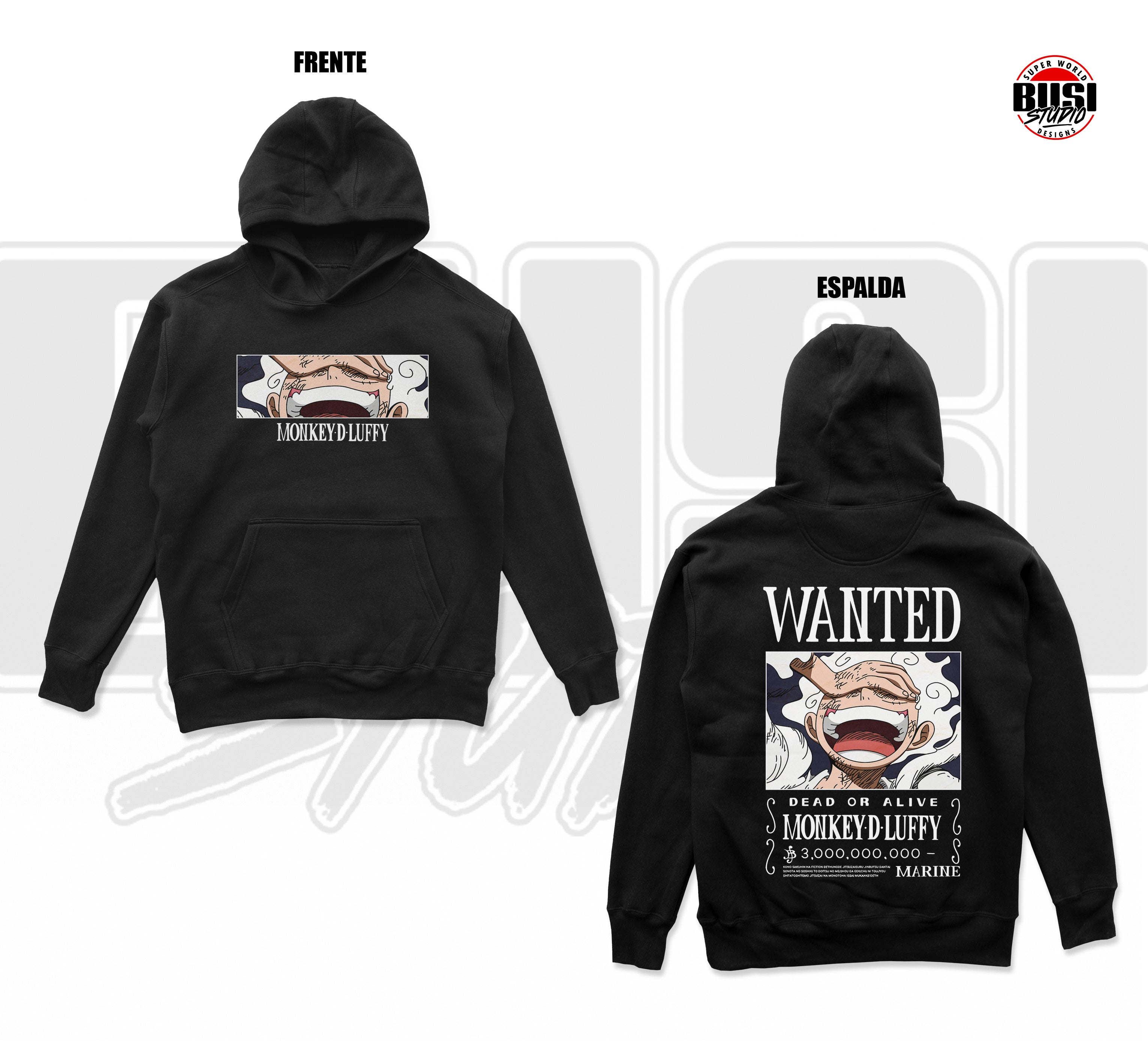 Hoodie con Capucha | Anime Colección Pirata (Wanted)