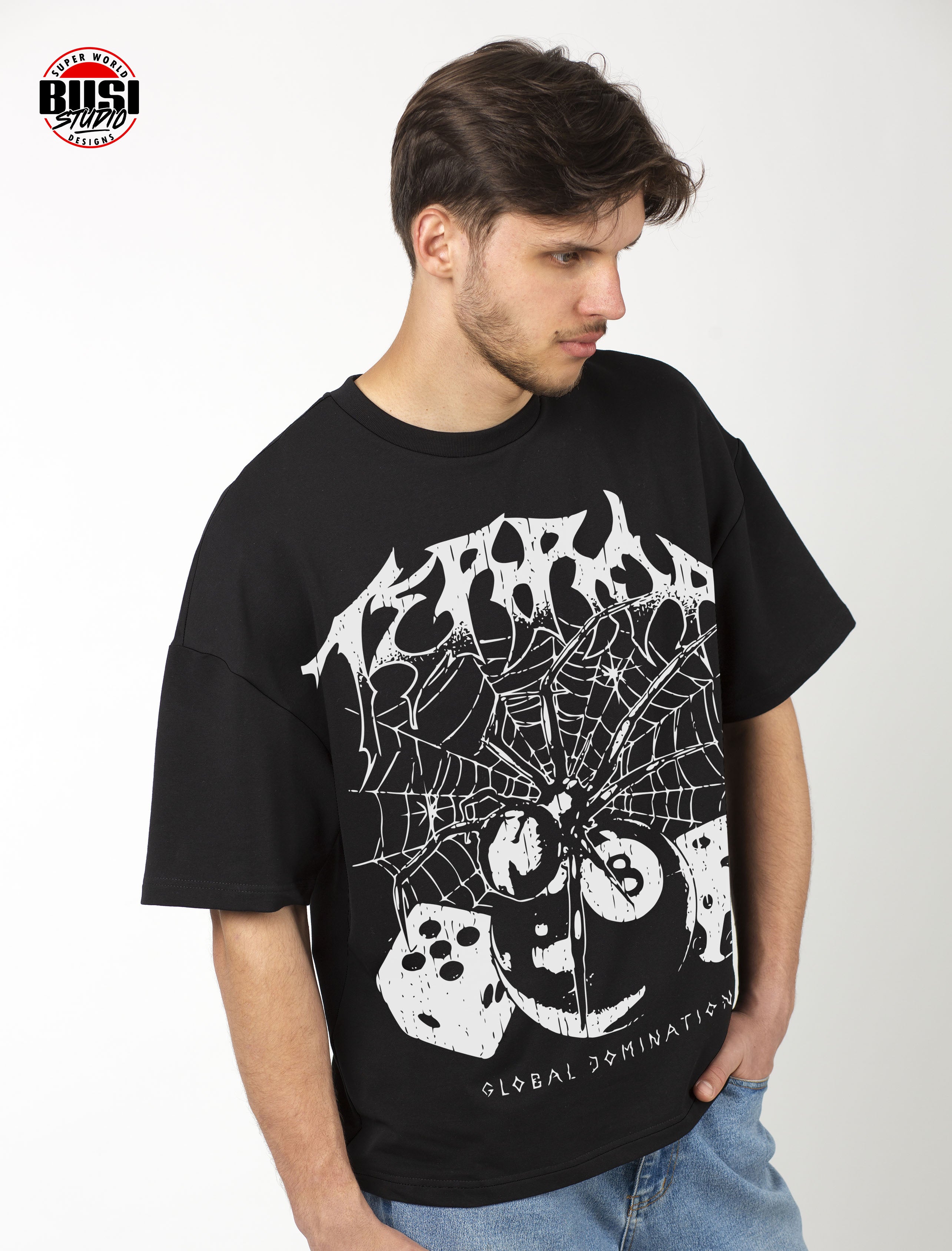 Camiseta Streetwear Fit Oversize Regular | GLOBAL DOMINATION