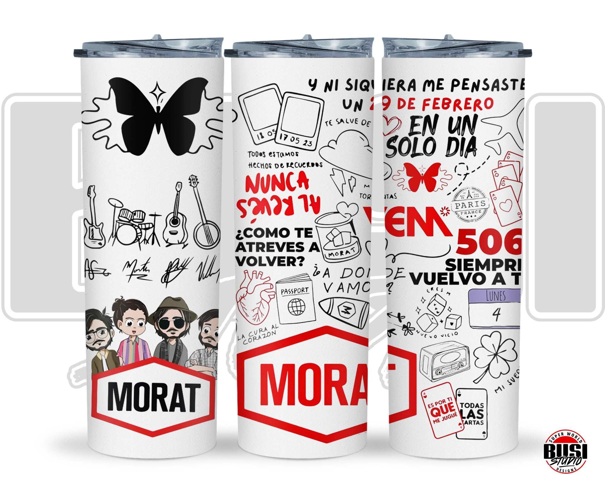 Vaso Tumbler Térmico 15oz y 20oz | Inspirado en Morat