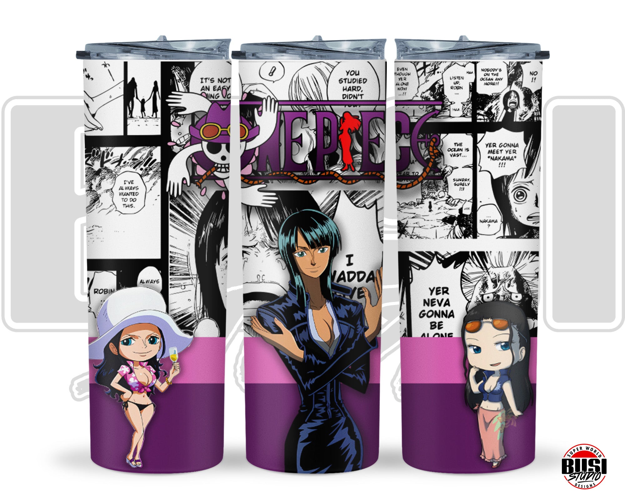 Vaso Tumbler Térmico 20oz | Nico Robin