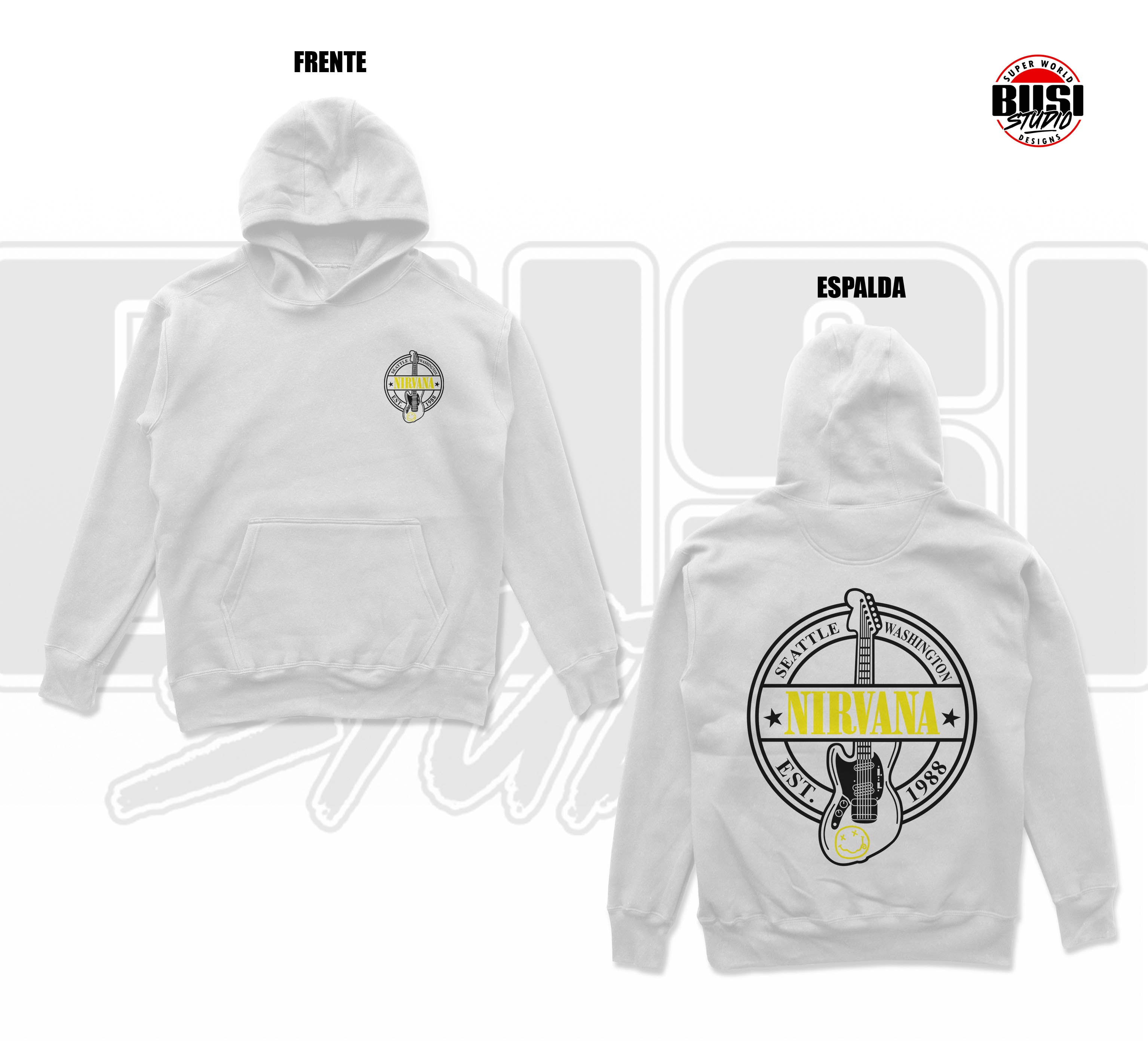 Hoodie con Capucha | Colección Artistas (Nirvana)