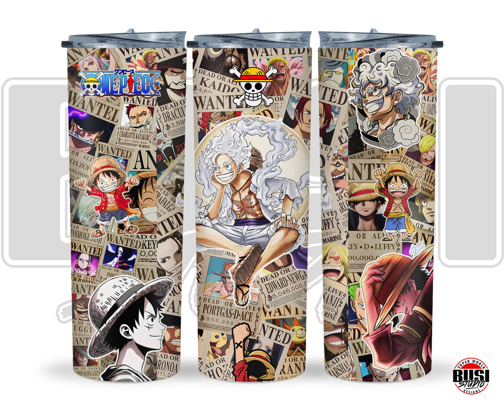 Vaso Tumbler Térmico 15oz y 20oz | Anime Colección Pirata