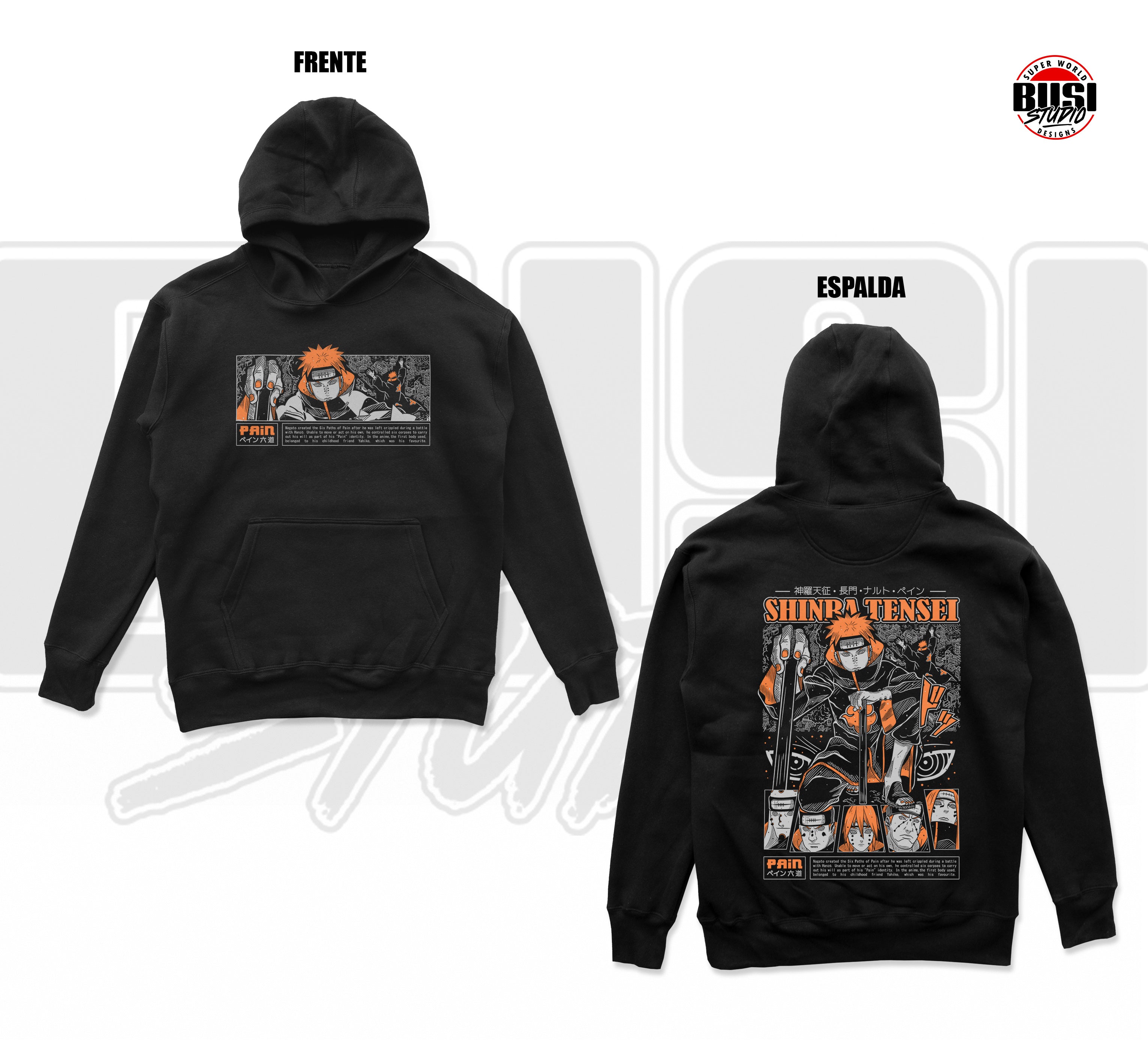 Hoodie con Capucha | Anime Colección Ninja