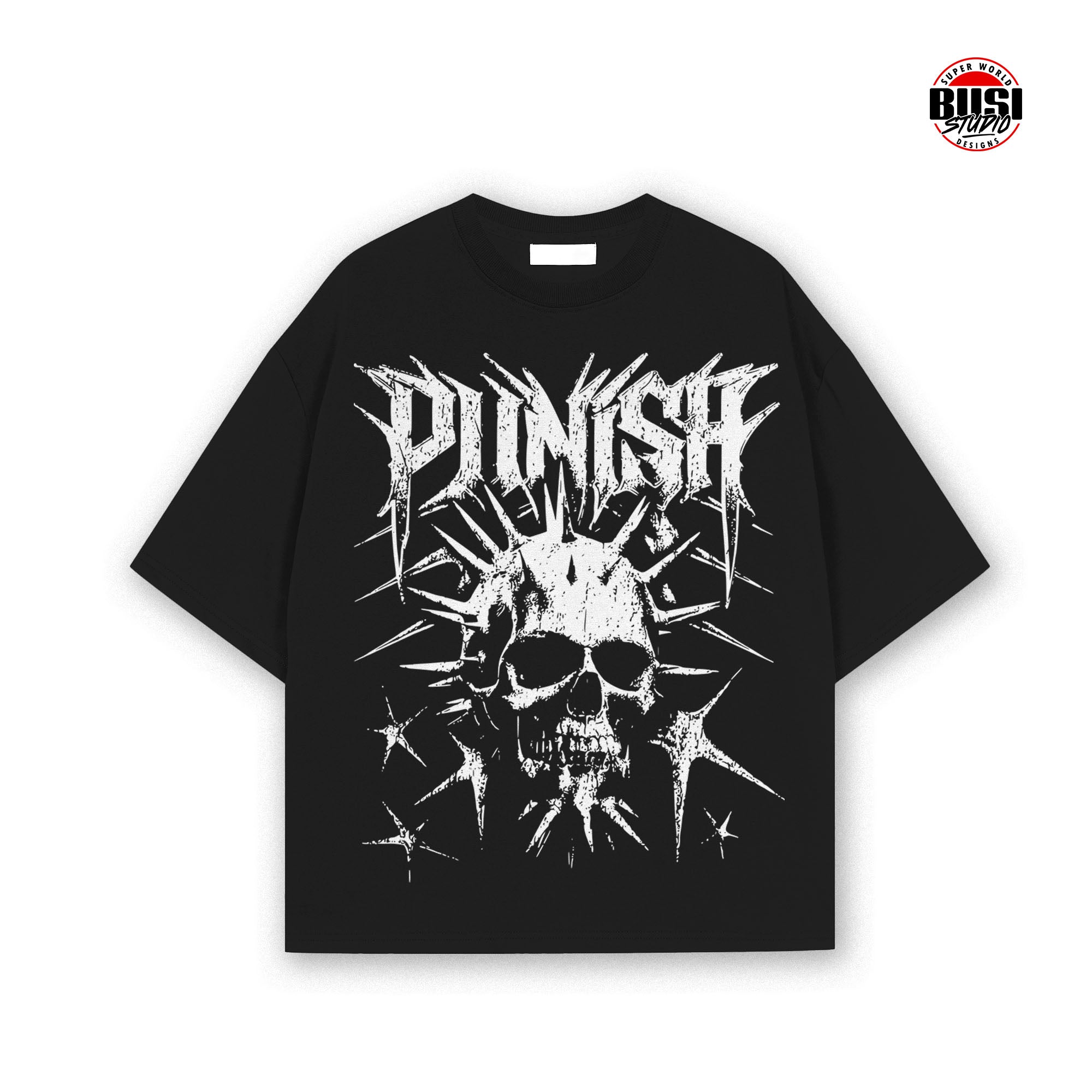 Camiseta Streetwear Fit Oversize Regular | Punish