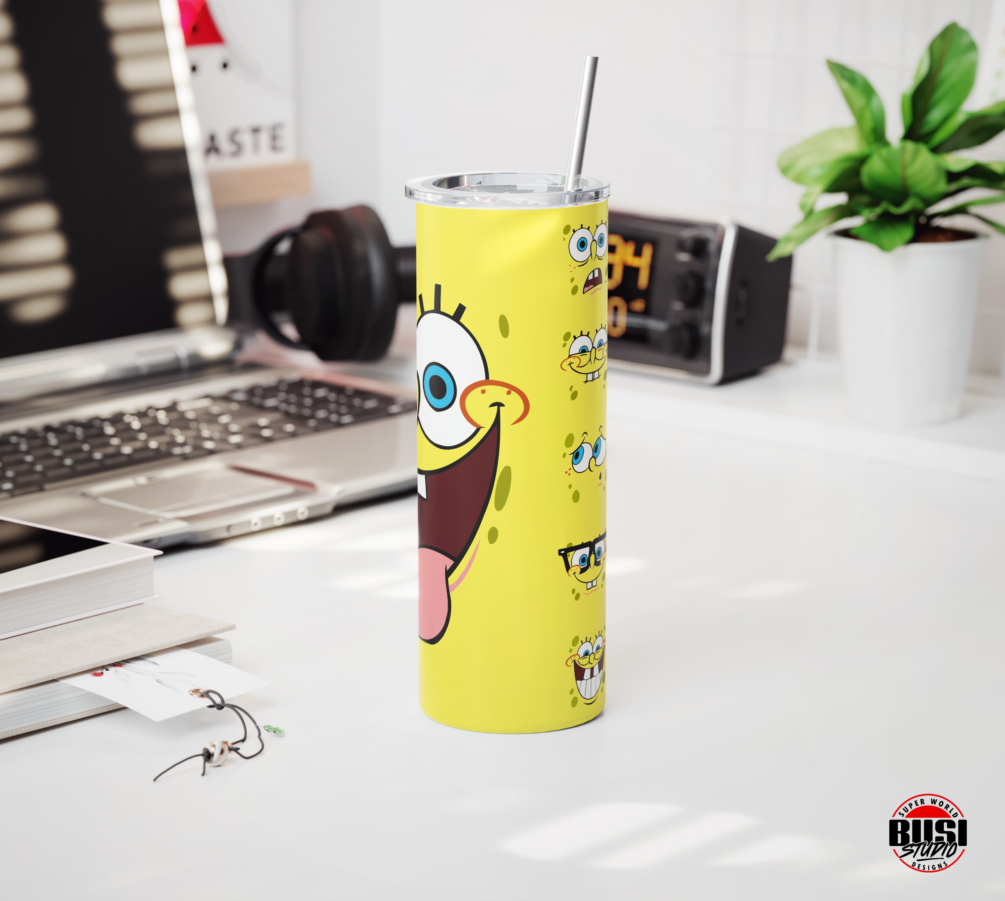 Vaso Tumbler Térmico 15oz y 20oz | Colección Cartoons (Bob Esponja)
