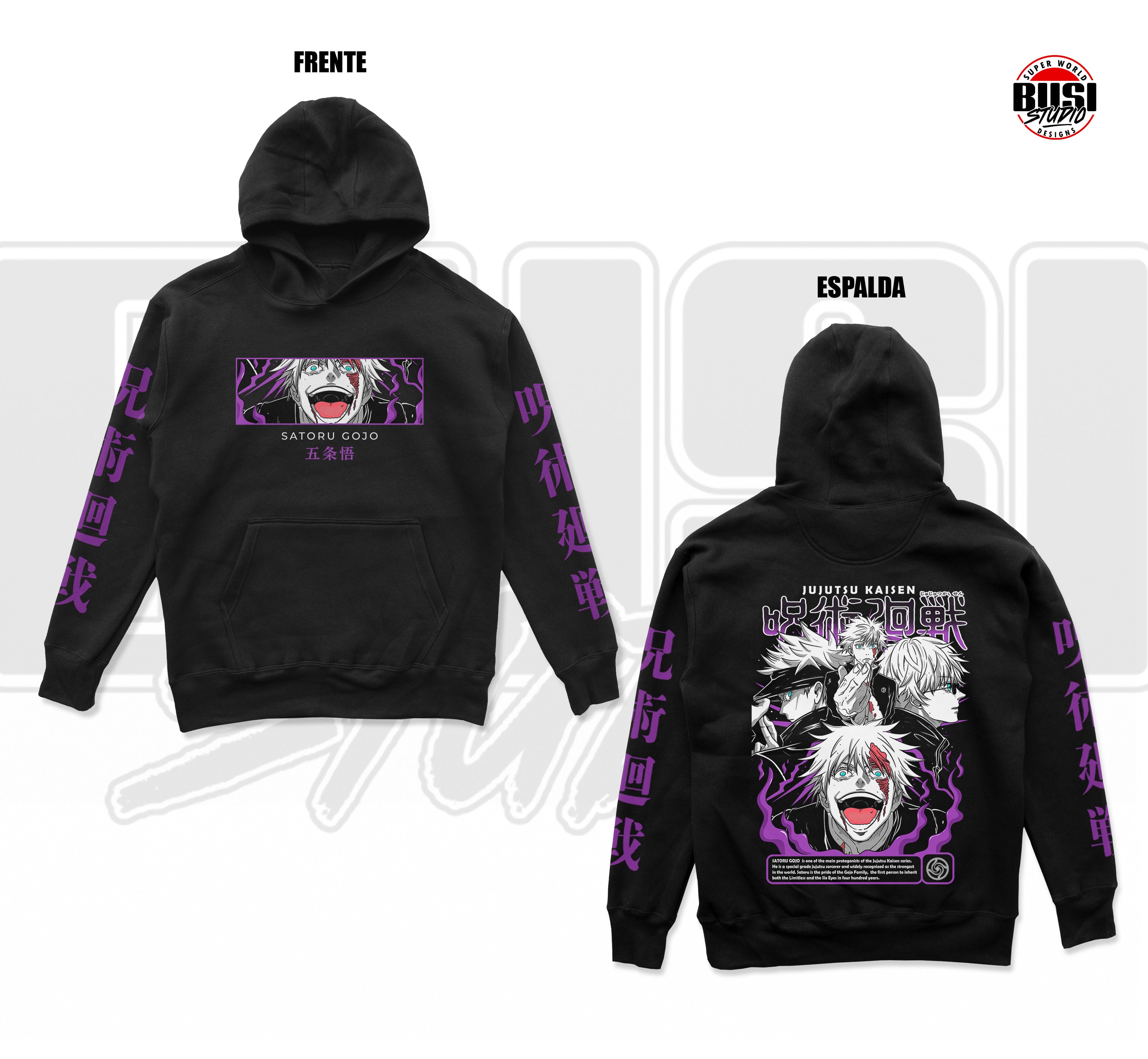 Hoodie con Capucha | Anime Colección Kaisen