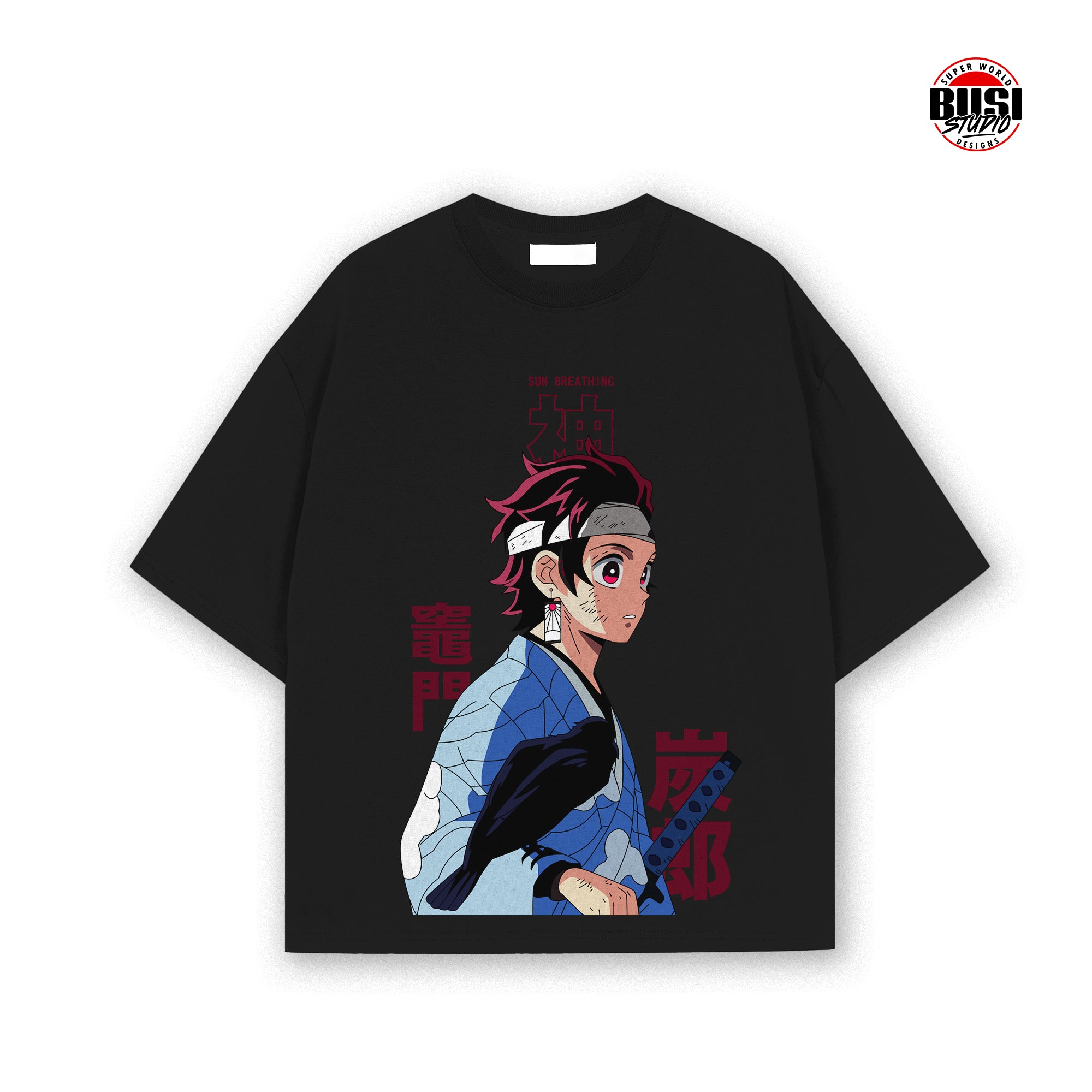 Camiseta Streetwear Fit Oversize Regular | Tanjiro