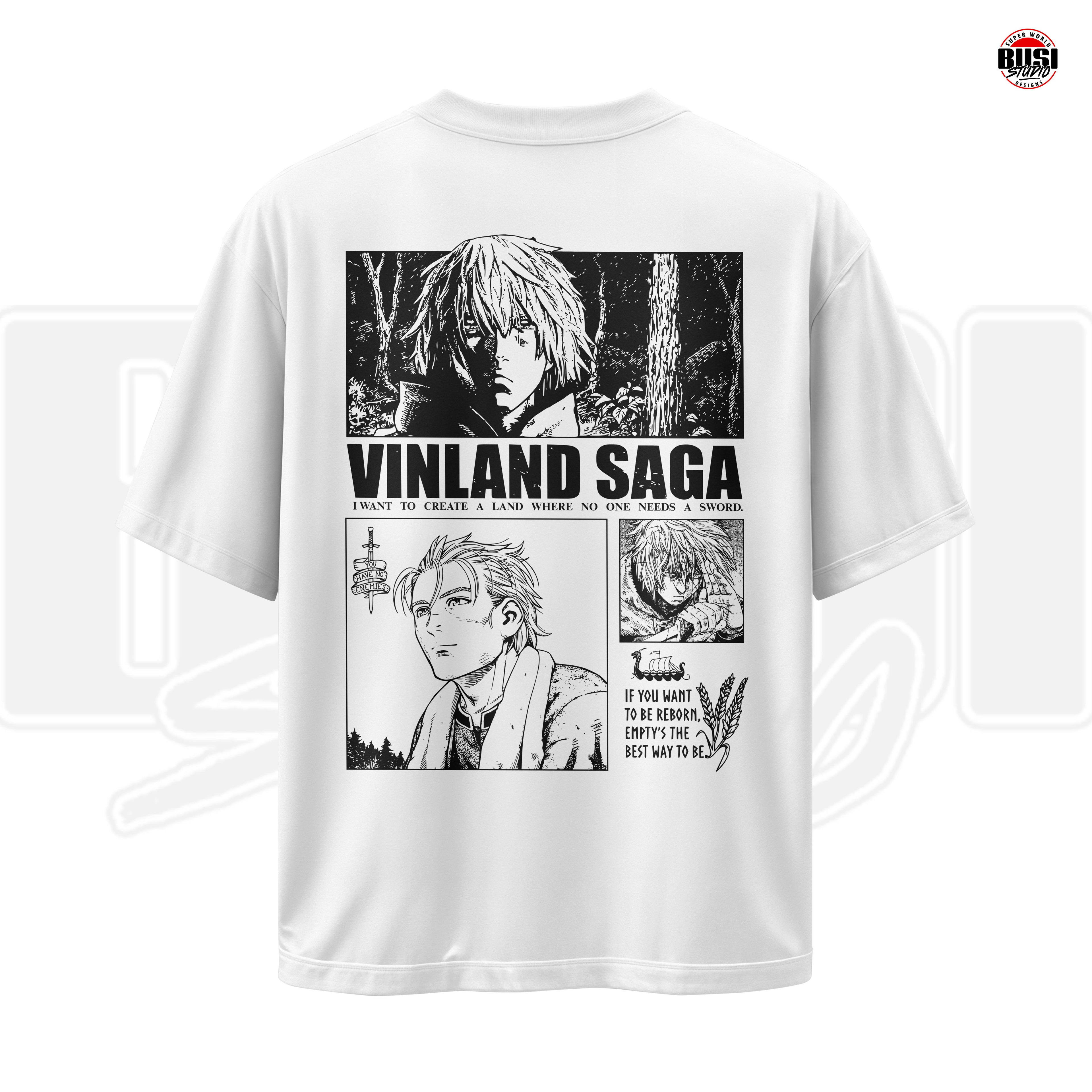 Oversize Premium de Algodón Grueso | Anime Colección Vinland Saga (Thorfinn)