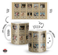 Taza de 11oz | Anime Colección Piratas (Wanted)